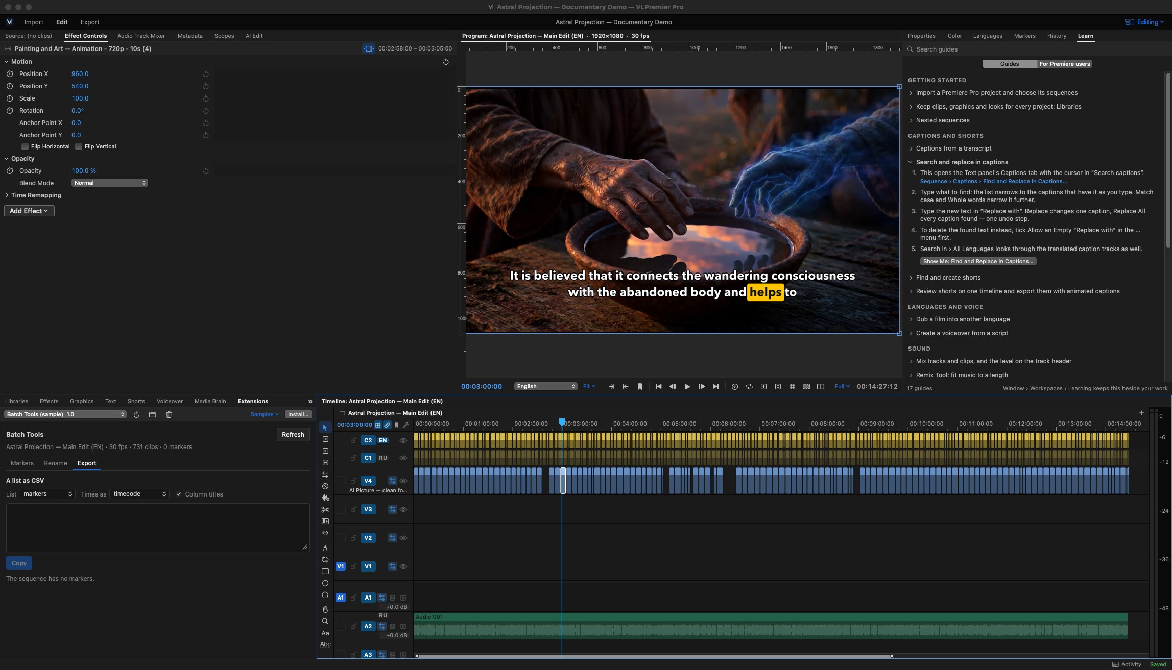 VLPremier Pro Tutorial: From First Clip to Finished Video screenshot