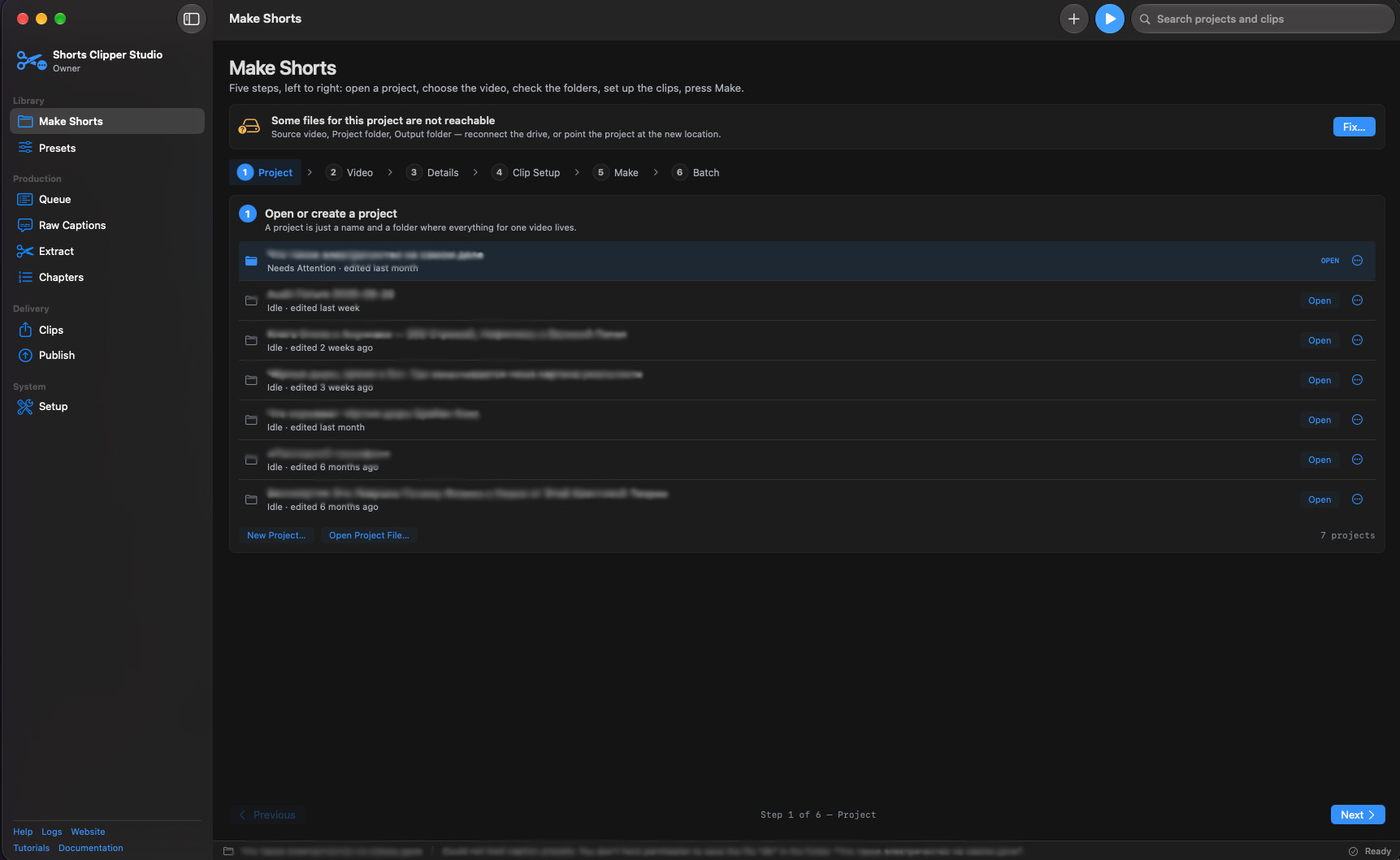 Shorts Clipper Studio Pro ( Free Trial & 1 Year License Key) screenshot