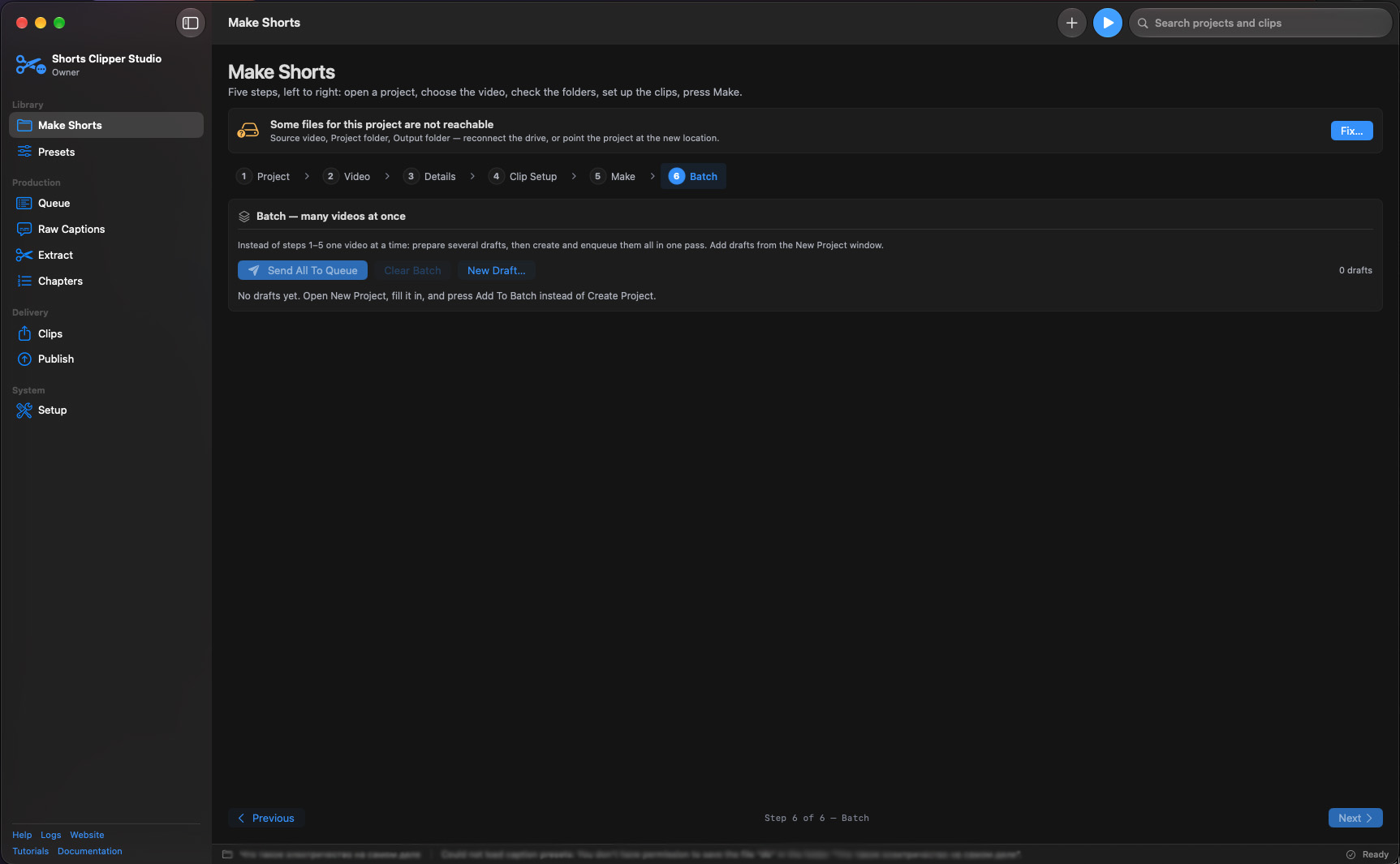 Shorts Clipper Studio Pro ( Free Trial & 1 Year License Key) screenshot