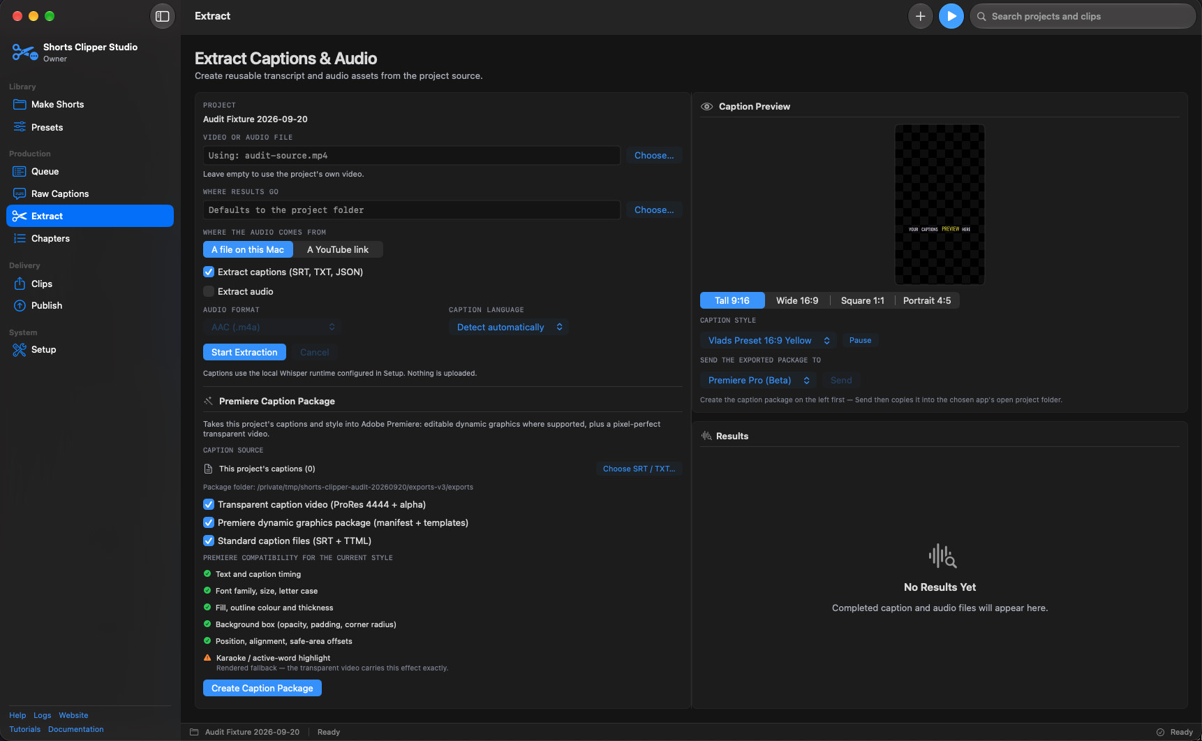 Shorts Clipper Studio Pro ( Free Trial & 1 Year License Key) screenshot